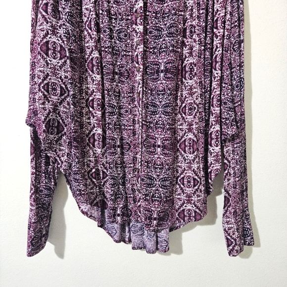 Free People Geometric Print Blouse - Picture 5 of 6